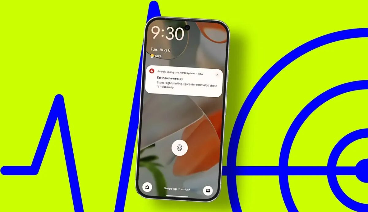 Android, ειδοποιήσεις, σεισμός