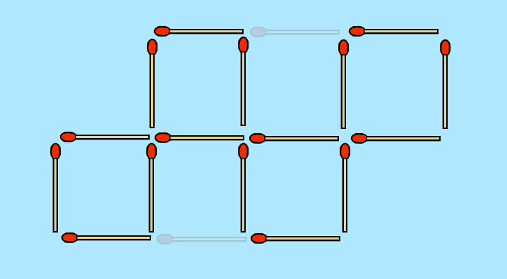 Τεστ IQ σπίρτα, λύση