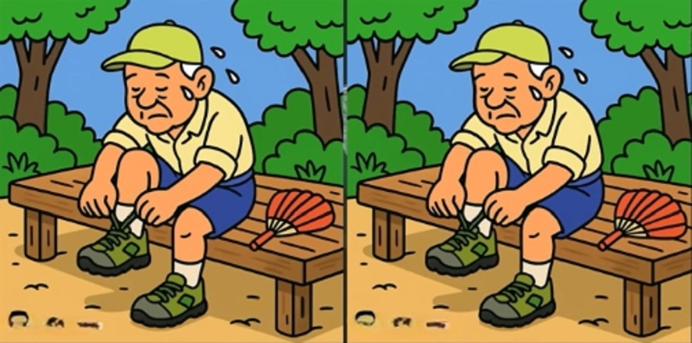 Τεστ παρατηρητικότητας, διαφορές, ηλικιωμένος