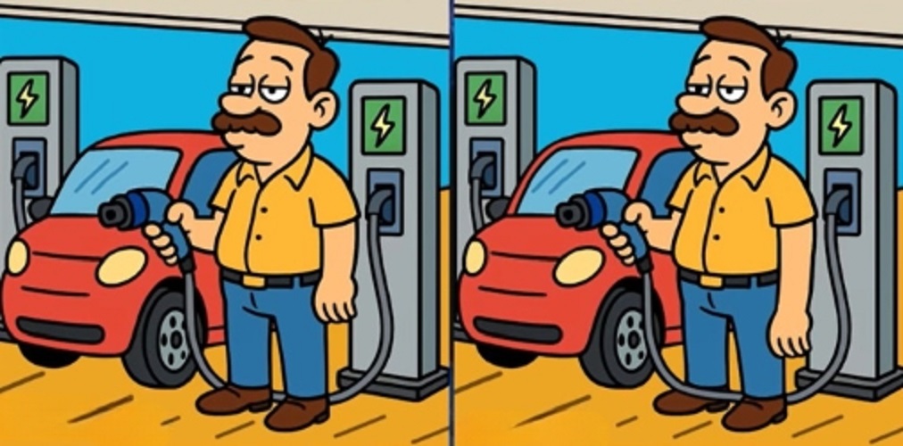 Τεστ παρατηρητικότητας, διαφορές, άνδρας