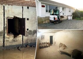 Ζευγάρι έπαθε σοκ: Βρήκε τυχαία κάτω από το σπίτι «ναζιστικό καταφύγιο» με γερμανικά συνθήματα στους τοίχους