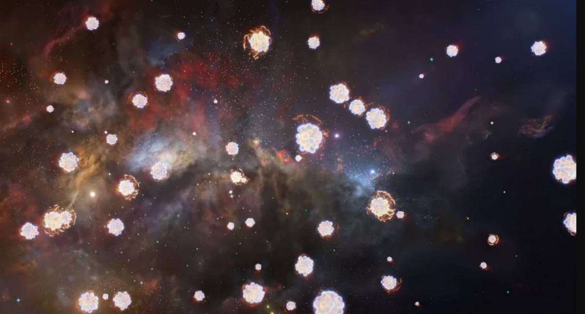 σύμπαντος, μόρια