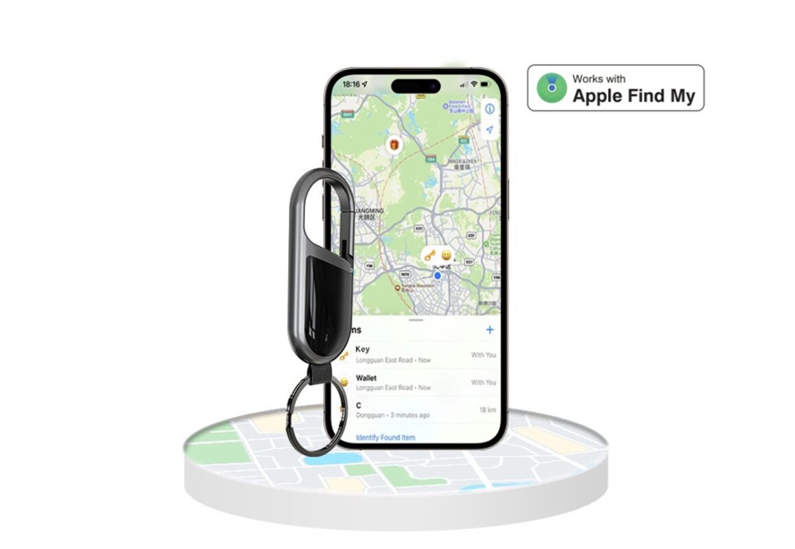 Apple Find My Carabiner Keychain