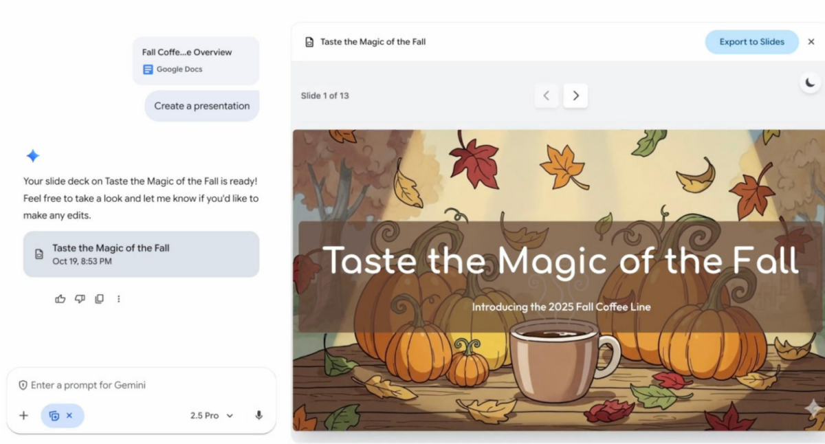 Η Google θα δημιουργεί παρουσιάσεις για εσένα – Πώς θα λειτουργεί το Gemini Canvas