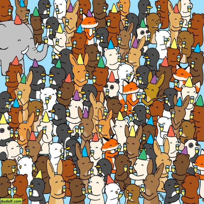 Σπαζοκεφαλιά, άδεια ποτήρια