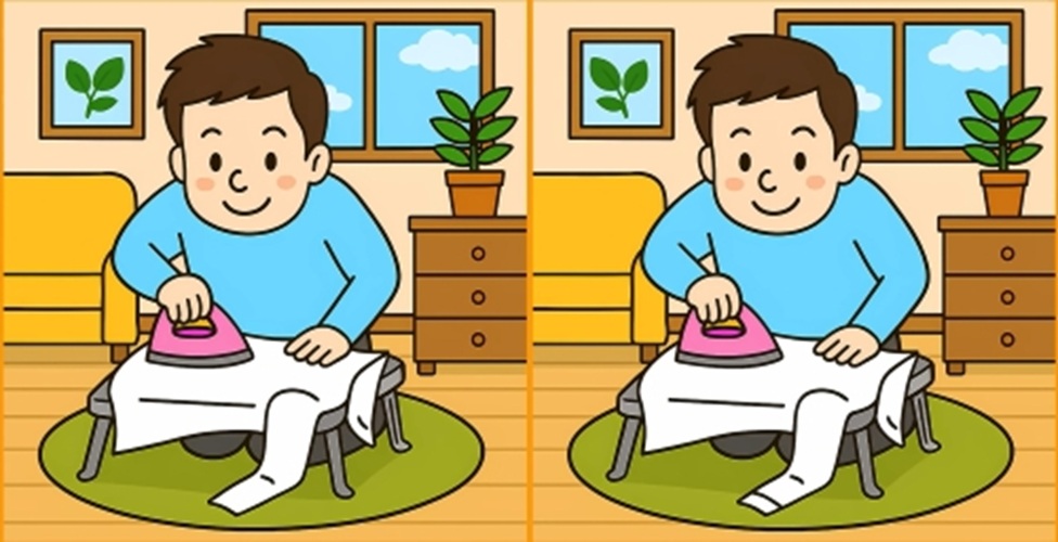 Τεστ παρατηρητικότητας, διαφορές, αγόρι, σίδερο