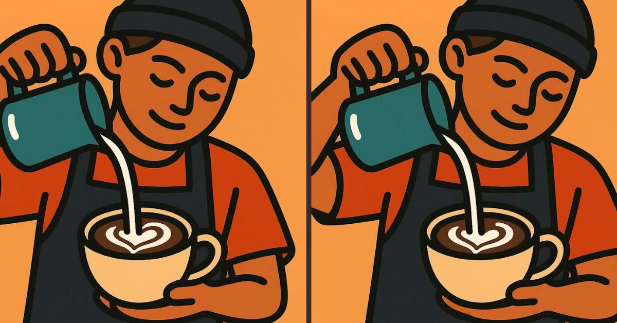 Τεστ παρατηρητικότητας, διαφορές, μπαρίστα