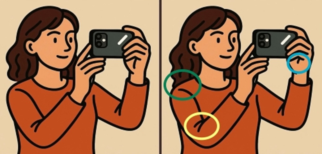 Τεστ παρατηρητικότητας, διαφορές, γυναίκα