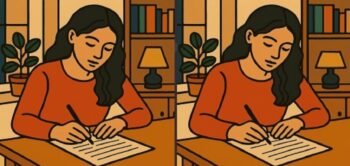 Τεστ παρατηρητικότητας: Μπορείτε να βρείτε τις 3 διαφορές στις εικόνες με μία κοπέλα που γράφει σε 12 δευτερόλεπτα