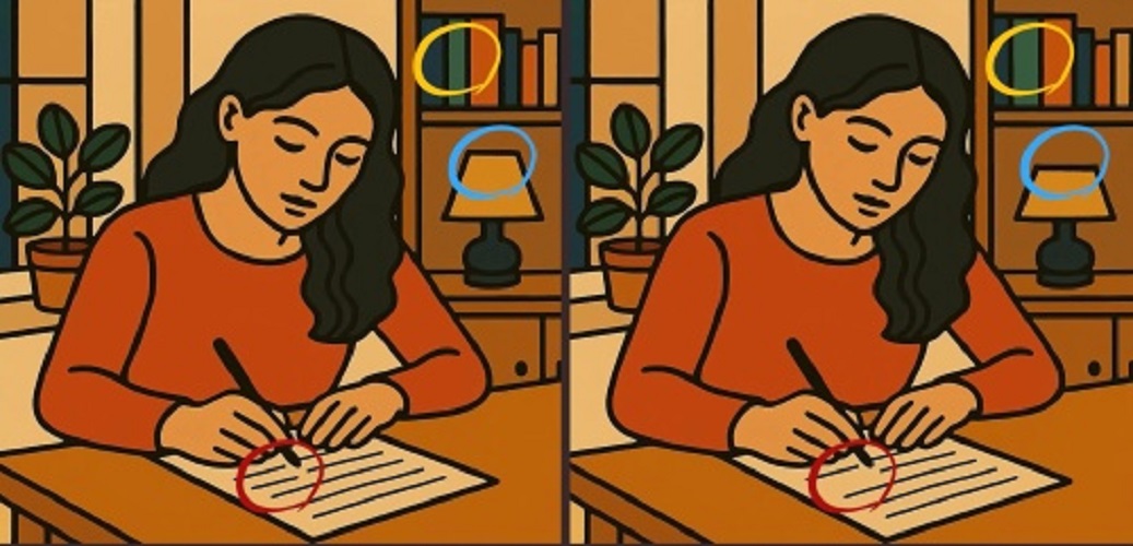 Τεστ παρατηρητικότητας, διαφορές, κοπέλα