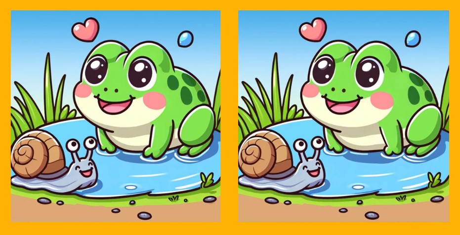 Τεστ παρατηρητικότητας, διαφορές, βάτραχος