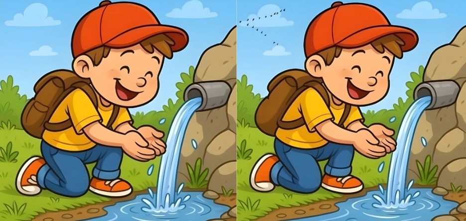 Τεστ παρατηρητικότητας, διαφορές, αγόρι