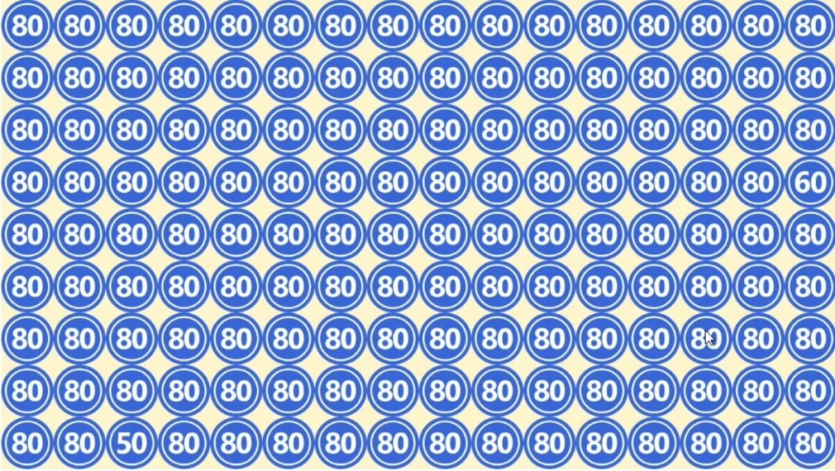 Τεστ IQ: Μπορείτε να βρείτε τον αριθμό 50 σε 10 δευτερόλεπτα