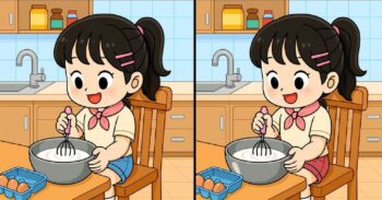 Τεστ παρατηρητικότητας: Μπορείτε να βρείτε τις 3 διαφορές στις εικόνες με ένα κορίτσι που μαγειρεύει σε 13 δευτερόλεπτα