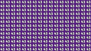 Τεστ IQ: Μπορείτε να εντοπίσετε το 45 σε 6 δευτερόλεπτα;