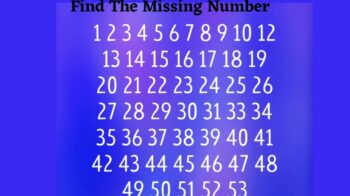 Τεστ IQ: Μπορείς να εντοπίσεις τους αριθμούς που λείπουν σε μόλις 10 δευτερόλεπτα;