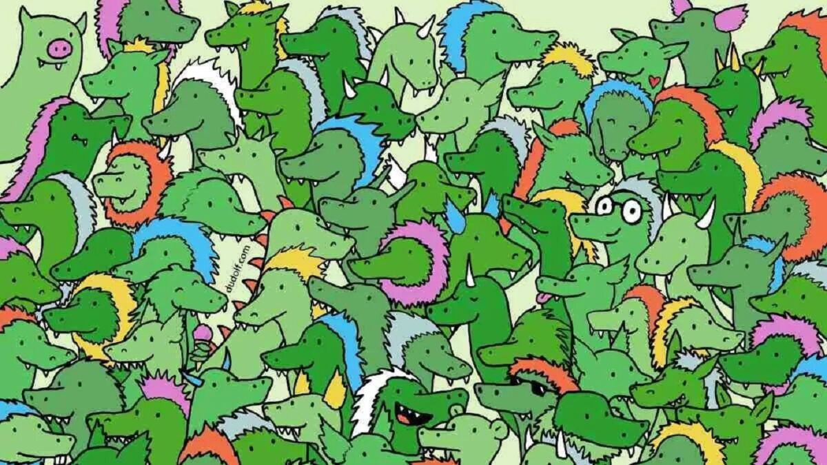 Σπαζοκεφαλιά: Βρες τους 3 κροκόδειλους στην εικόνα σε 10 δευτερόλεπτα