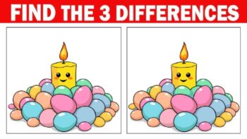 Τεστ παρατηρητικότητας: Μπορείτε να βρείτε τις 3 διαφορές στις εικόνες με ένα κερί σε 15 δευτερόλεπτα