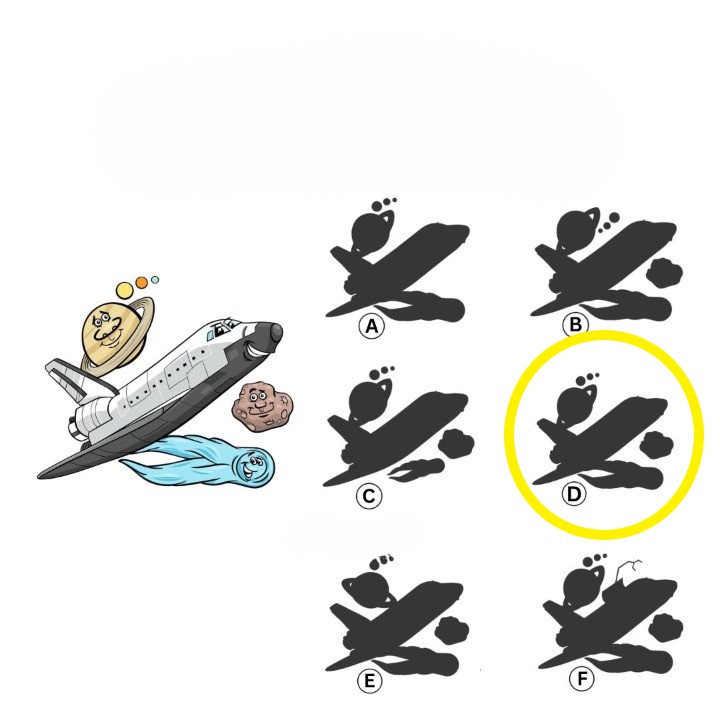 Σπαζοκεφαλιά, σκιά