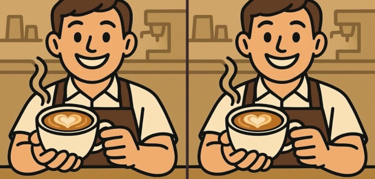 Τεστ παρατηρητικότητας, διαφορές, barista