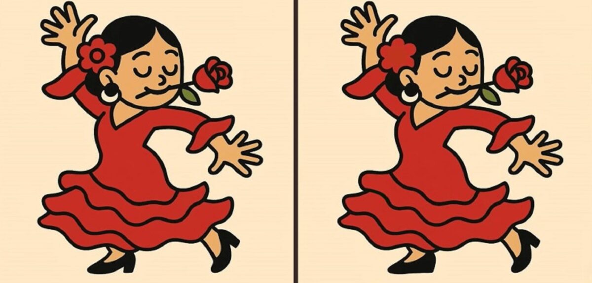 Τεστ παρατηρητικότητας, διαφορές, χορεύτρια