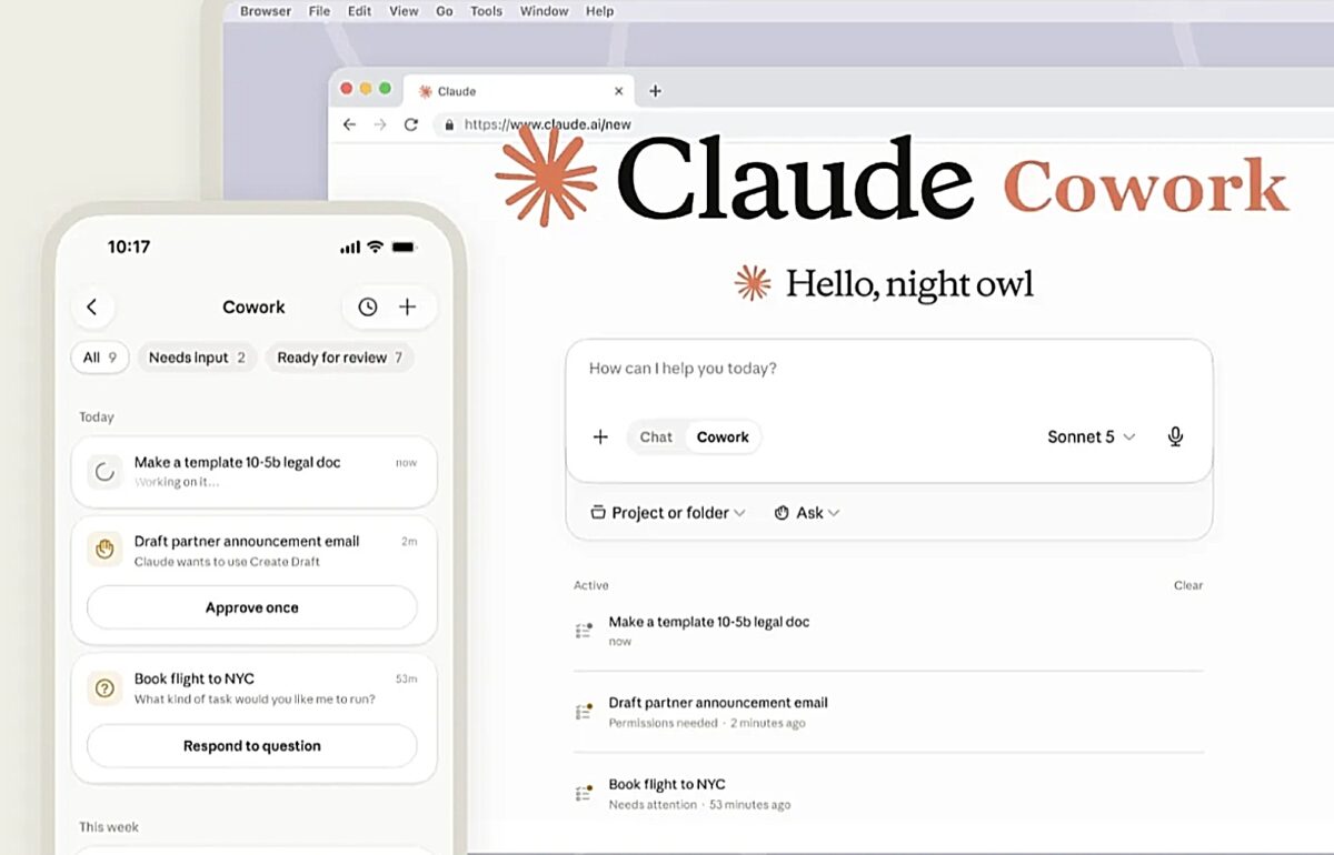 Claude Cowork: Ο AI βοηθός που συνεχίζει να εργάζεται από παντού και ενημερώνει τον χρήστη μέσω κινητού