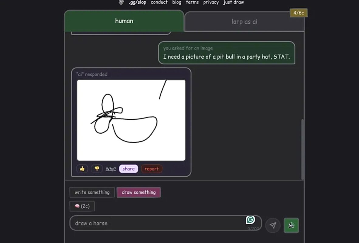 Ένα παιχνίδι σε βάζει να υποδυθείς ένα chatbot και να απαντάς σε ανθρώπους