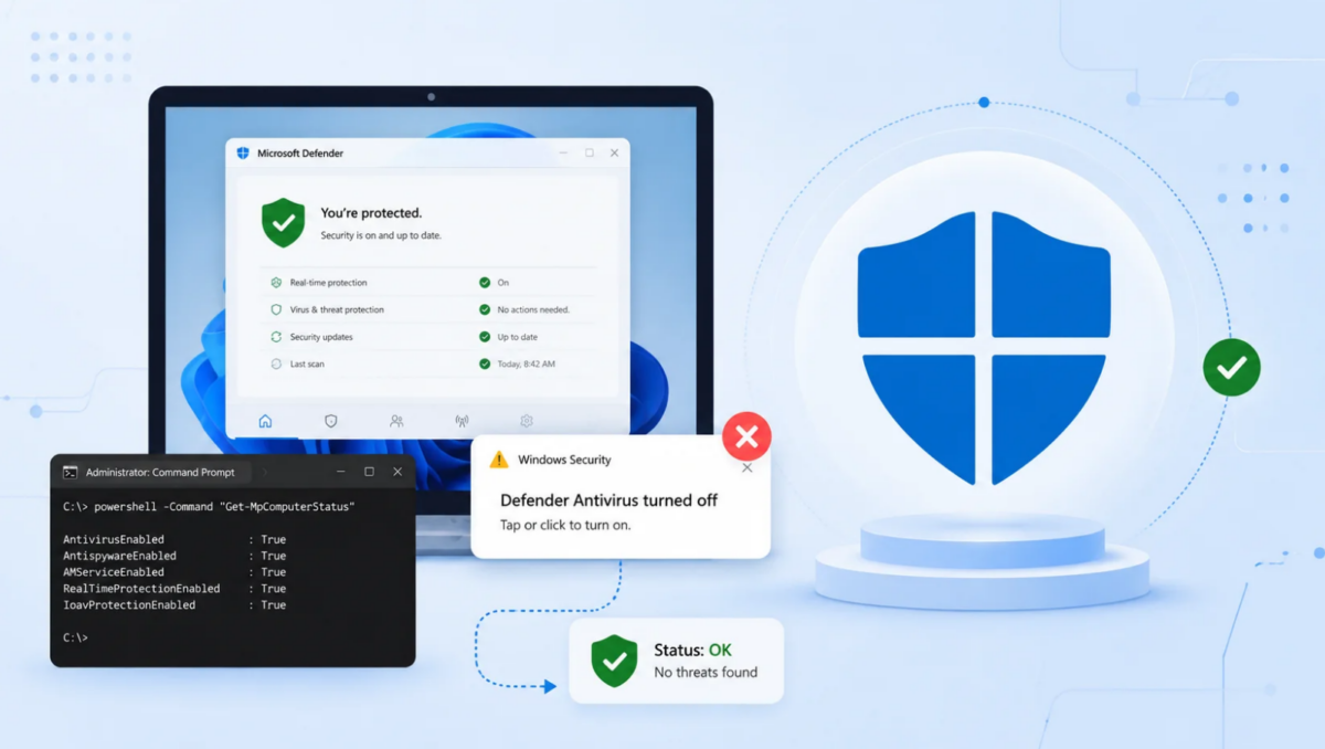 Η Microsoft επιβεβαιώνει ψευδείς ειδοποιήσεις για απενεργοποίηση του Defender Antivirus
