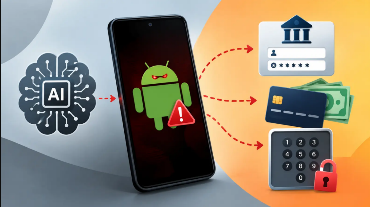 Συναγερμός για τους χρήστες Android: Νέο κακόβουλο λογισμικό χρησιμοποιεί τεχνητή νοημοσύνη για να υποκλέπτει τραπεζικά δεδομένα