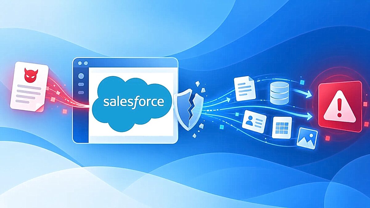 Ευπάθεια έμμεσης διοχέτευσης εντολών στο Salesforce επιτρέπει τη διαρροή δεδομένων χωρίς αλληλεπίδραση